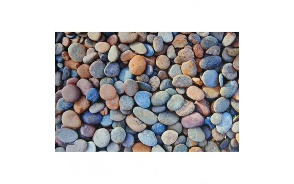 Kaplan Early Learning Company Stem Play Mat - Vibrant Real Image Pebbles Mat