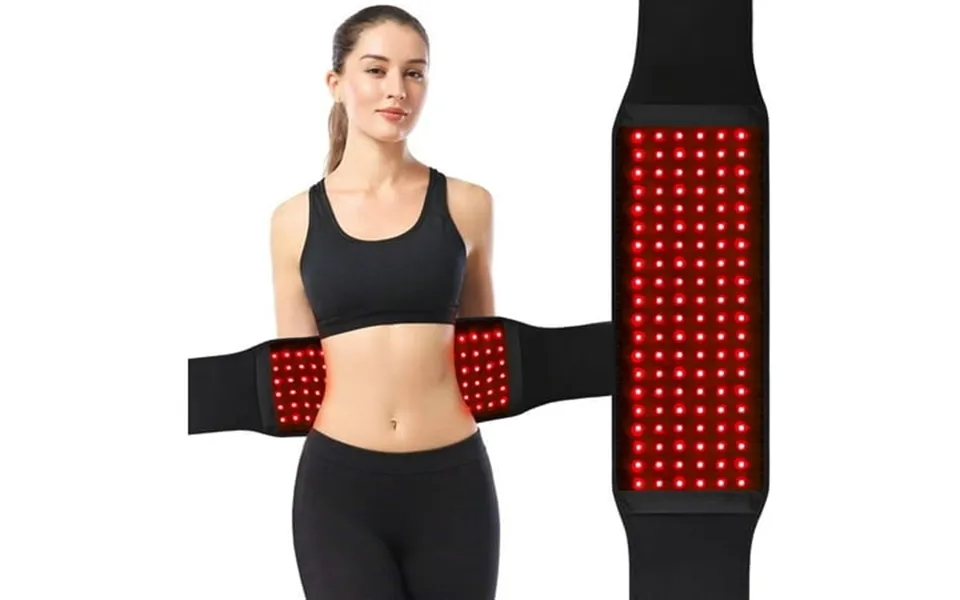 Kasgmu 660nm 850nm Red Light Therapy Belt - Wearable Wrap For Back Shoulder Waist 120 Dual Chips Leds Lamp Belt Gift For