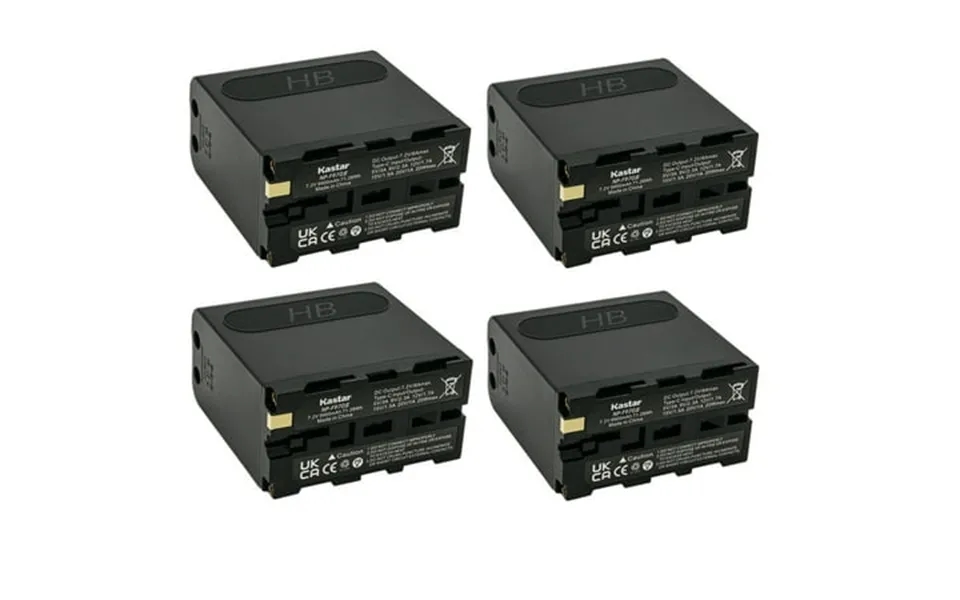 Kastar 4-pack Battery Replacement For Sony Np-f970 Np-f970s Battery Gvm Led480 Led520 Led672 Led896 Aputure Amaran Al-h1