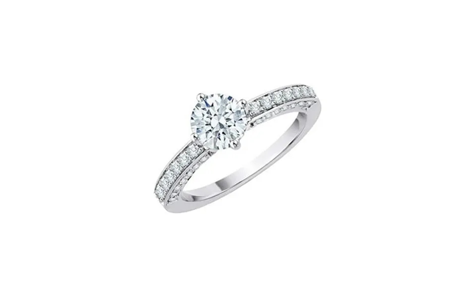 Katarina Diamond Engagement Ring In Sterling Silver 1 3 8 Cttw I-j I1-i2 Size-5