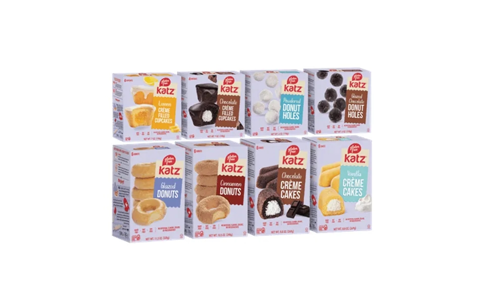 Katz Gluten Free Collection - 20 Gluten Free Dairy Free Nut Free Soy Free Kosher 8 Pack
