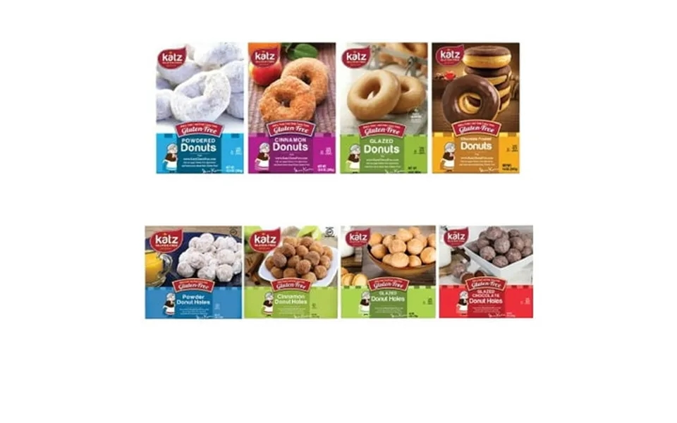 Katz Gluten Free Donuts Donut Holes - 1 Gluten Free Dairy Free Nut Free Soy Free Kosher 8 Pack