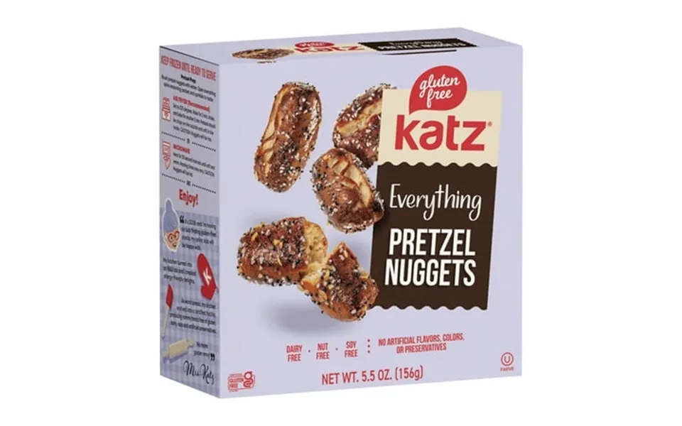 Katz Gluten Free Everything Soft Pretzel Nuggets Gluten Free Dairy Free Nut Free Soy Free Kosher 1 Pack 5