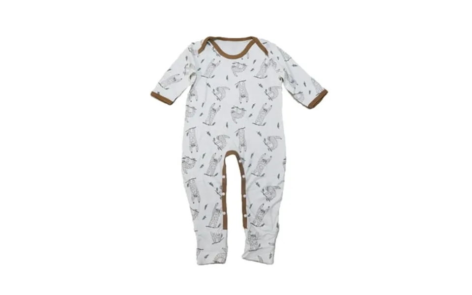 Kawaii Baby Happy Sloths Bamboo & Cotton One-piece Snap Long Bodysuit - 3pk