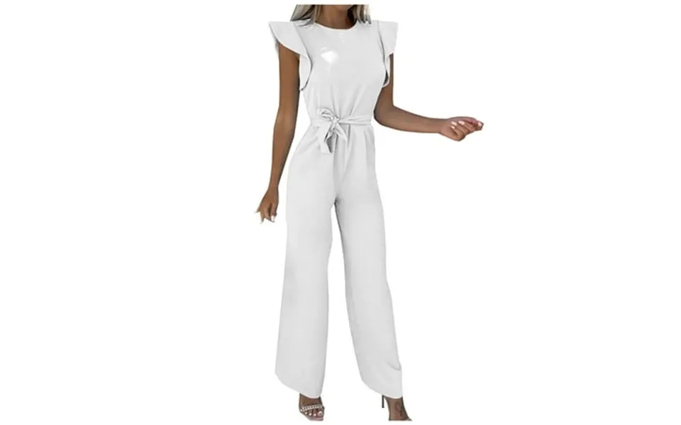 Kayannuo Fall Women S Pants Clearance Casual Pants For Women Womens Fashion Summer Solid Casual Ruffle Short Sleeve Susp