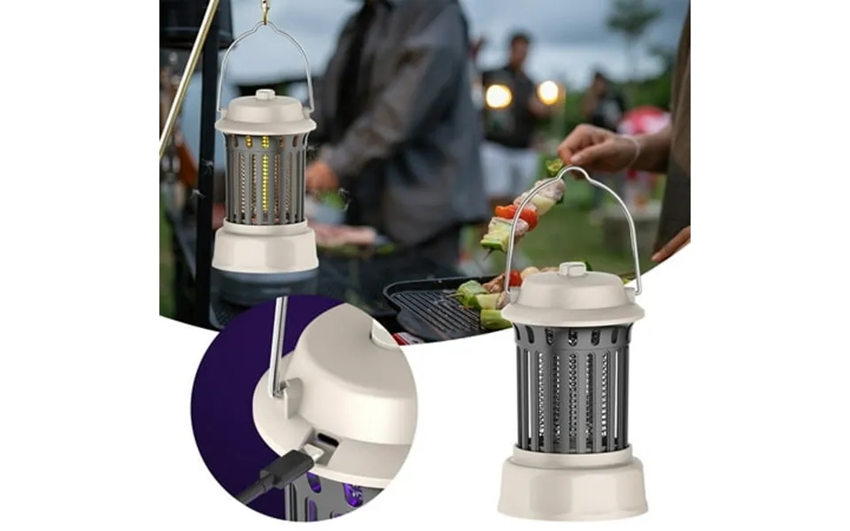 Kcgynp Mosquito Lamp Clearance Outdoor Mosquito Repellent Usb Rechargeable Mute With Night Light Ip65 Waterproof For Cam