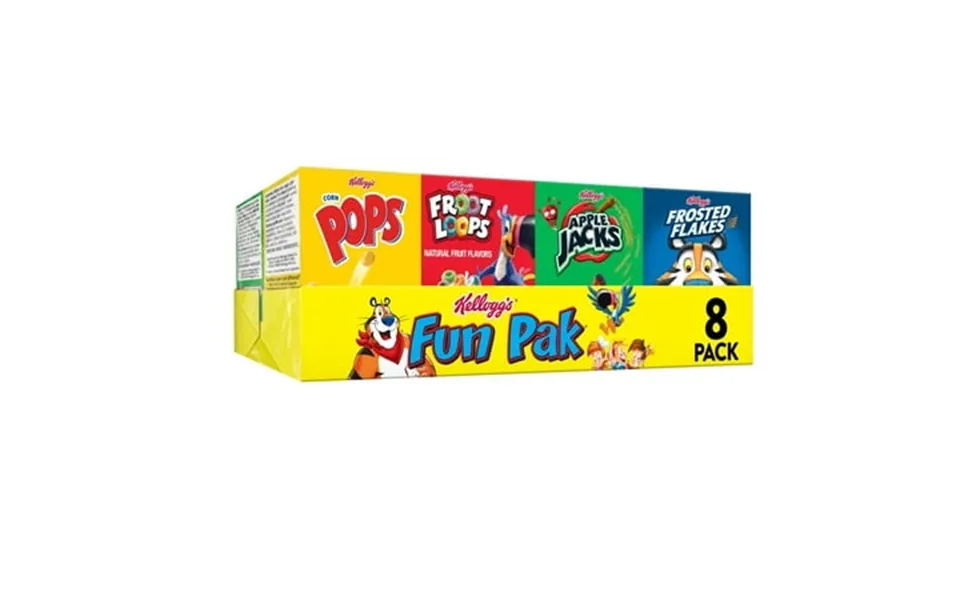 Kellogg S Fun Pak Variety Pack Cold Breakfast Cereal Pack Of 16