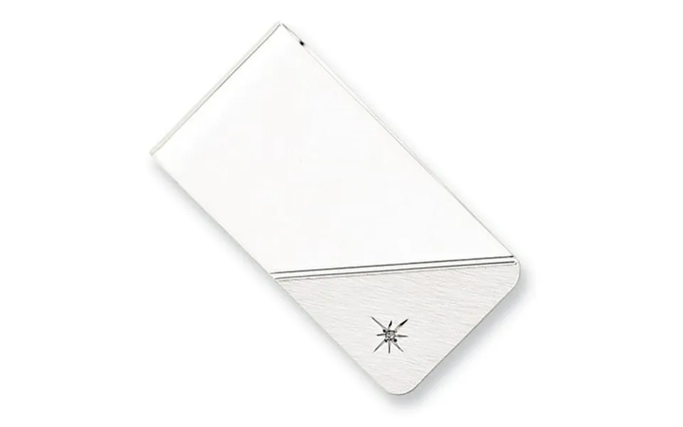 Kelly Waters Star .001ct. Diamond Money Clip Fashion Jewelry For Dad Mens Gifts For Him