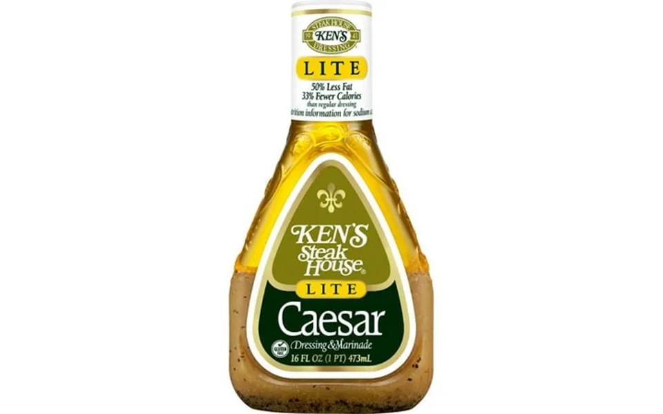 Ken S Steak House Lite Caesar Dressing & Marinade - 16 Oz Packaging May Vary
