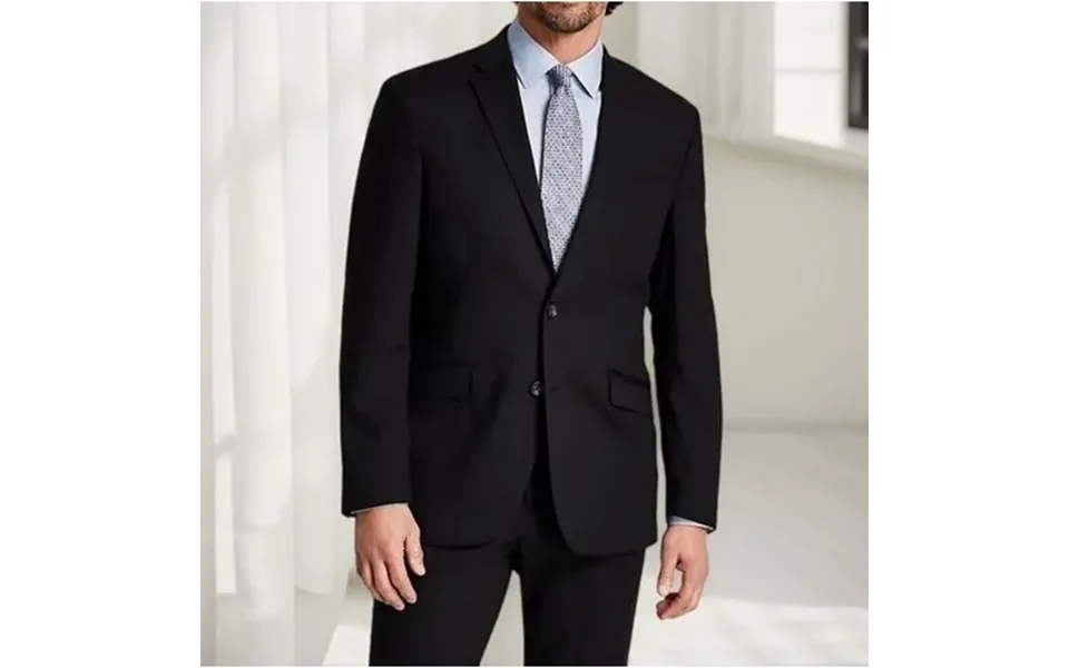 Kenneth Cole Reaction Mens Techni Cole Slim Fit Suit Jacket Black Size 34s Nwt