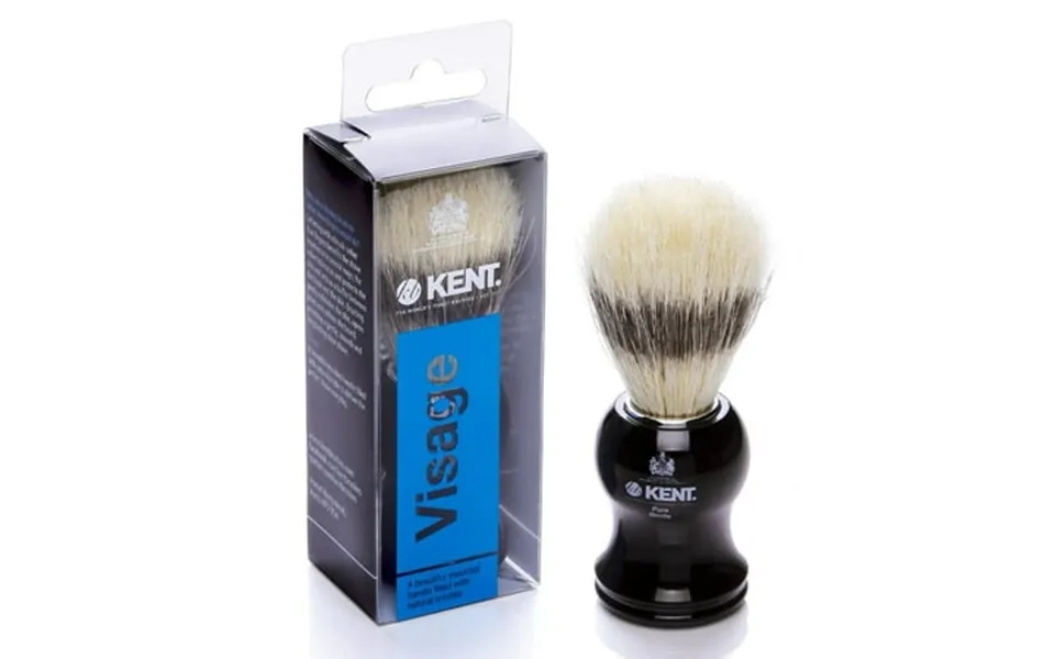Kent Vs60 Natural Badger Bristle Black Socket Shaving Brush For Men For Safety Razor Shaving Razors For Men