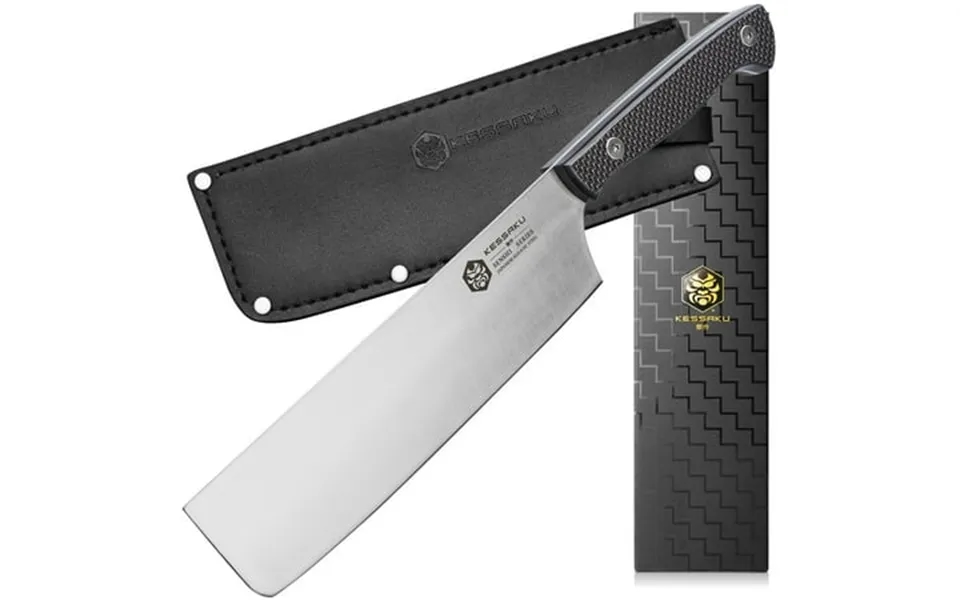Kessaku 8-inch Nakiri Vegetable Cleaver Knife - Senshi Series