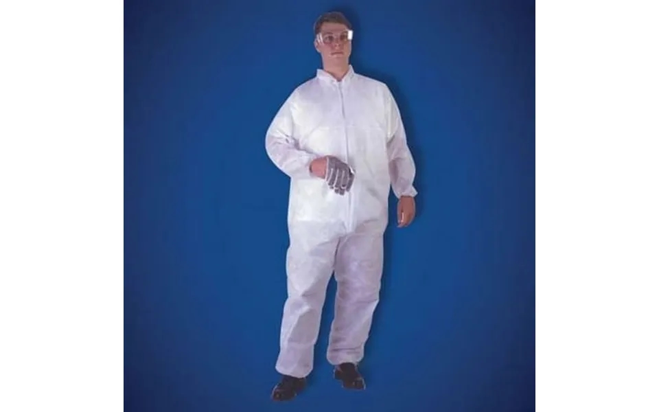 Keyguard Microporous Disposable Coveralls Elastic Wrists & Ankles White Md 25 Case