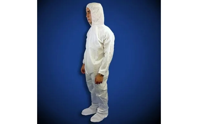 Keyguard Microporous Disposable Coveralls With Hood & Boots Elastic Wrists White Md 25 Case product image