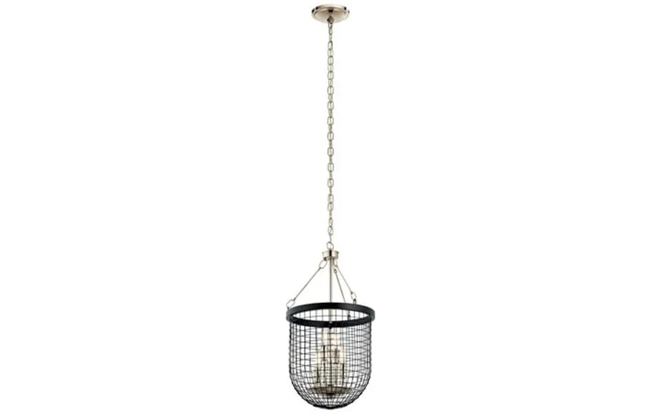 Kichler Byatt 13 1 2 Wide Black 4-light Open Cage Pendant