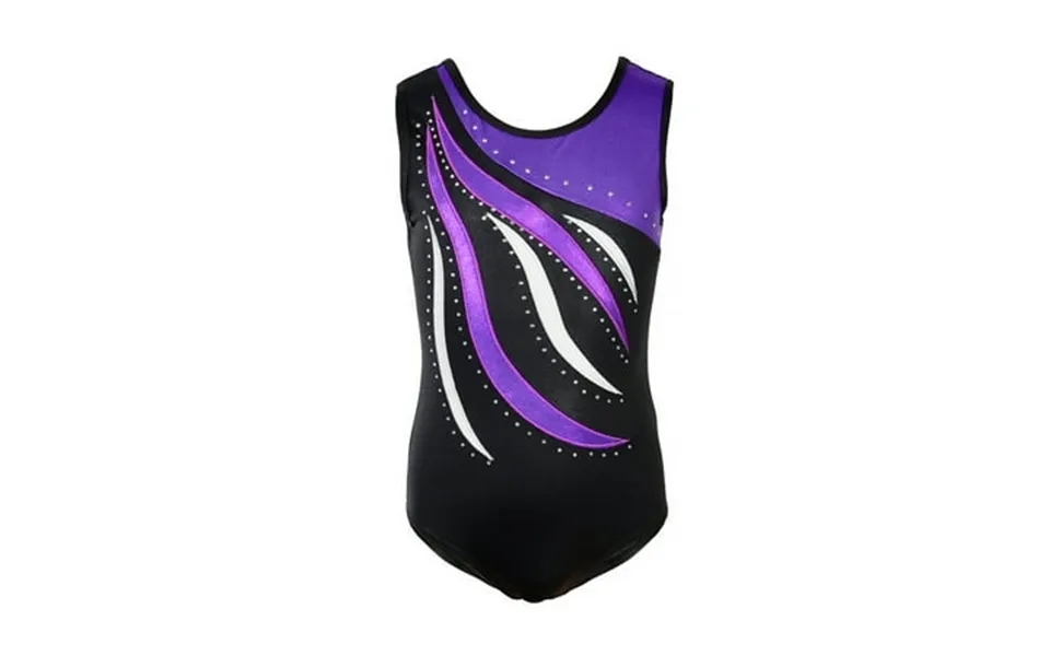 Kid Girls Gymnastic Leotard Sparkly Shiny Diamond Ballet Dance One Piece Outfit