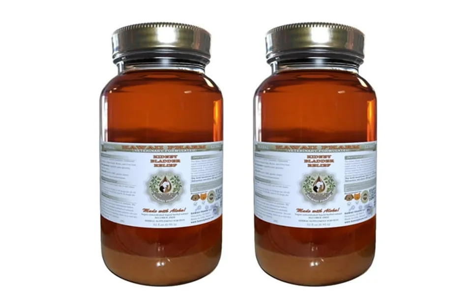 Kidney Bladder Relief Veterinary Natural Alcohol-free Liquid Extract Pet Herbal Supplement 2x32 Oz