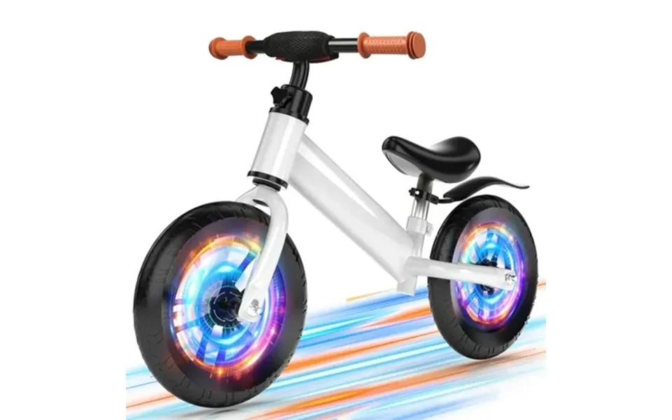 Kids 12 Balance Bike Ride With Lighting Up Wheels No Pedal Bike For Toddlers Age 2-5