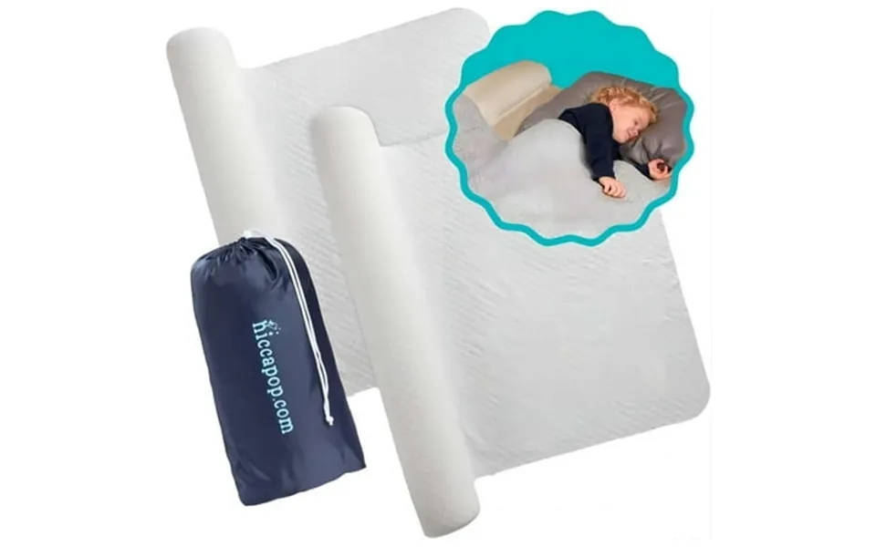 Kidsbuddy 2-pack Inflatable Bed Rail For Toddlers Travel Bed Rail Blow-up Bed Bumper For King Queen Full With Non-slip M