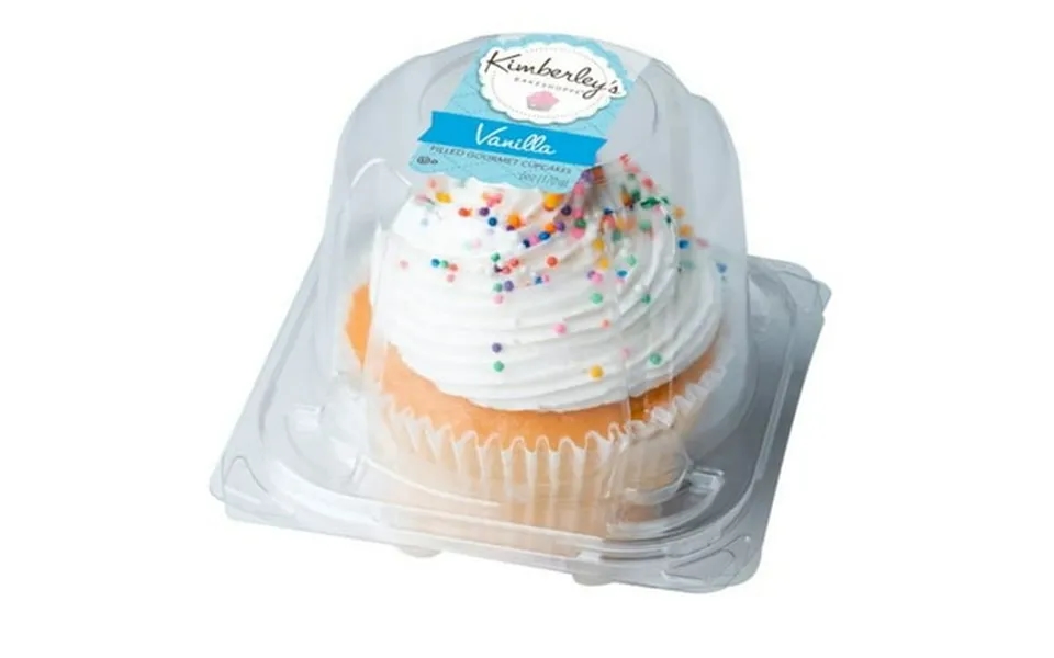 Kimberleys Bakeshoppe Gourmet Jumbo Vanilla Filled Cupcake 6 Ounce -- 12 Per Case