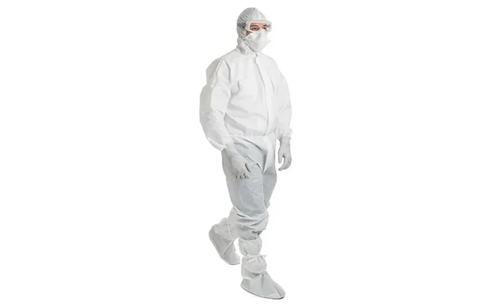 Kimtech A6 Disposable Coverall Hooded Sms Snap Closure Elastic Cuff Elastic Ankle S