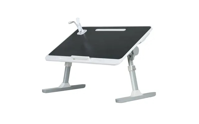 Kinaerty Laptop Bed Table Slot Design Lap Tablet Table With Wide Desktop Height Angle Adjustable Laptop Desk Foldable Le product image