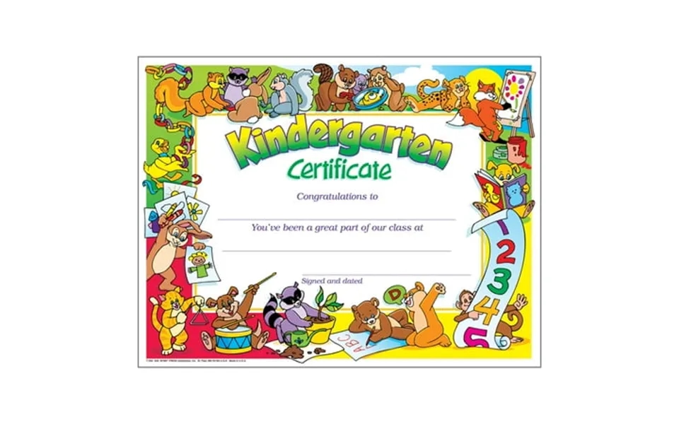 Kindergarten Certificate 30 Ct