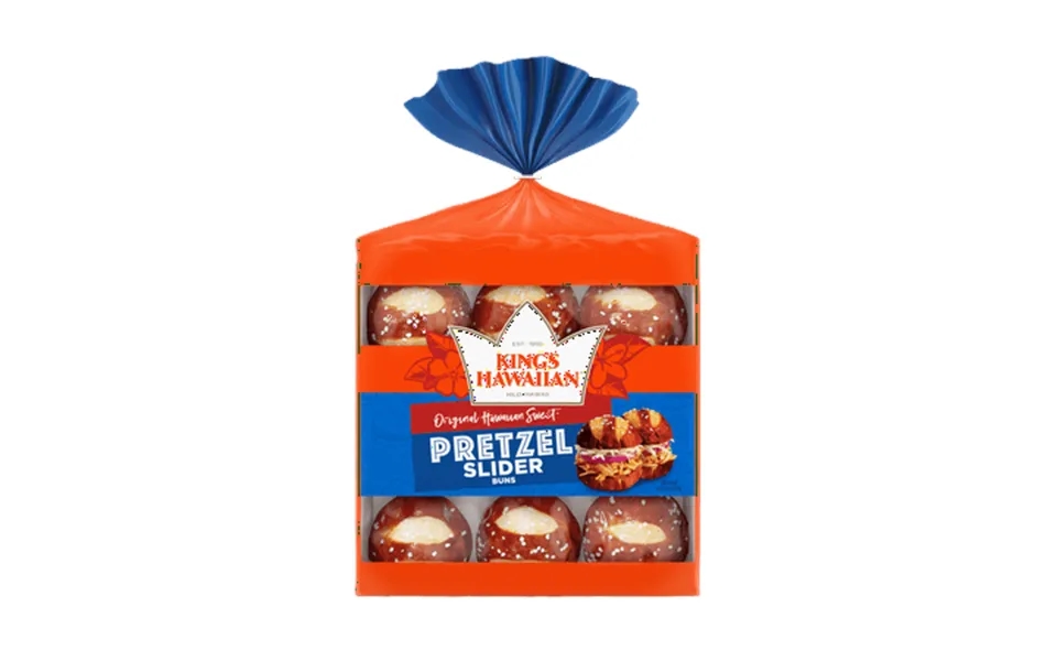 King S Hawaiian Pretzel Pre-sliced Slider Buns 9 Count 11 Oz Pack Of 6