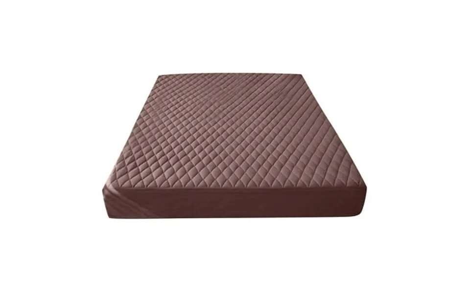 King Size Luxurious Quilted Pink Mattress Cover Soft Hypoallergenic Breathable Fabric Perfect For A Cozy King Bed