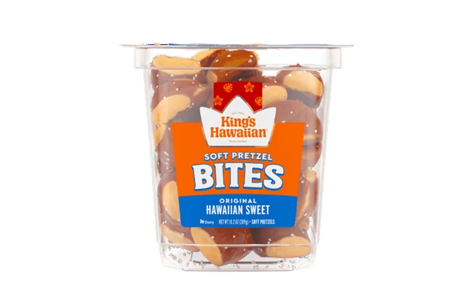 King’s Hawaiian Peanut-free Original Hawaiian Sweet Soft Pretzel Bites 10