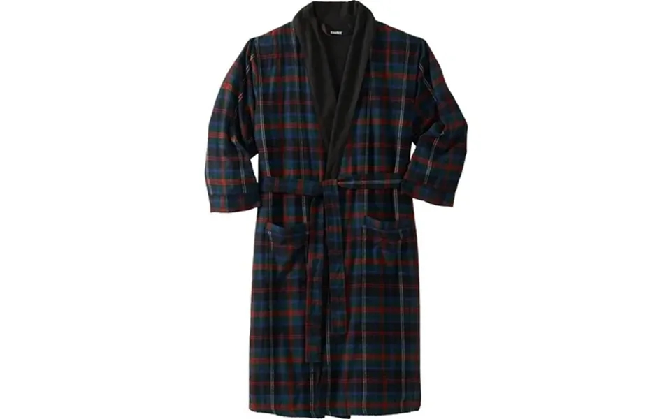 Kingsize Men S Big & Tall Jersey-lined Flannel Robe