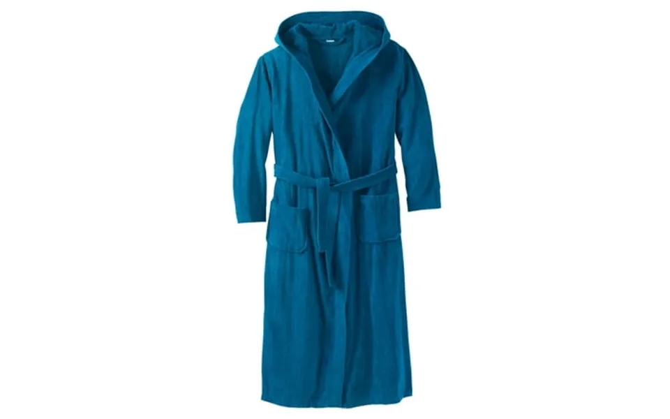 Kingsize Men S Big & Tall Terry Velour Hooded Maxi Robe