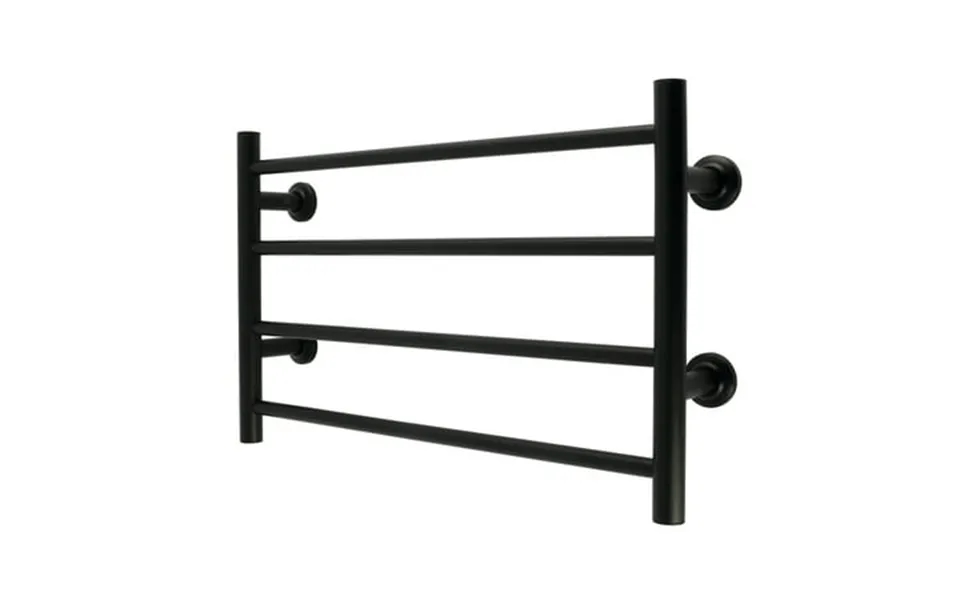 Kingston Brass Dtm241640 Palatine 24 X 16 Stainless Steel Wall Mount 4-tier Towel Rack Matte Black