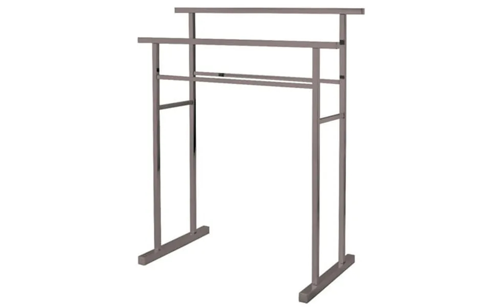 Kingston Brass Edenscape Scc8248 Pedestal Steel Construction Towel Rack Brushed Nickel