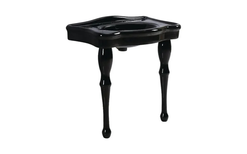 Kingston Brass Vpb5328 Imperial 31-7 8 Oval Ceramic Wall Mounted Bathroom Console - Black