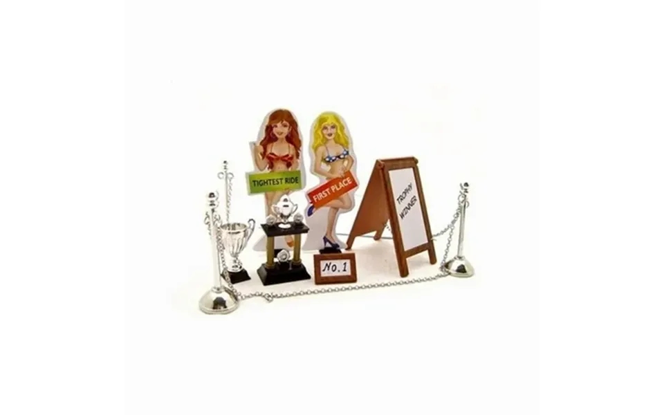 Kinsfun Sb1002 Car Show Trophy Set For 1-24 Scale Model Cars