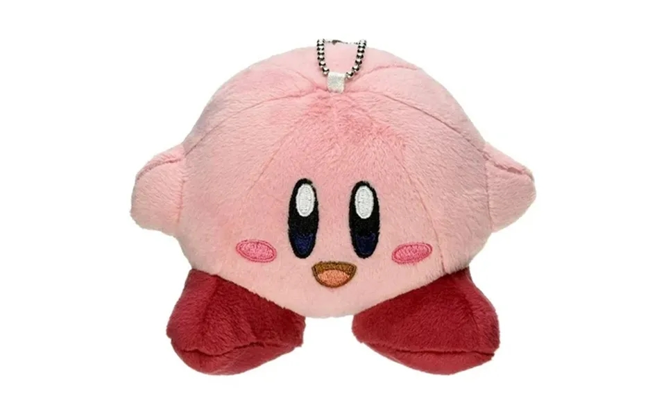 Kirby S Adventure Kirby Plush Keychain Sitting
