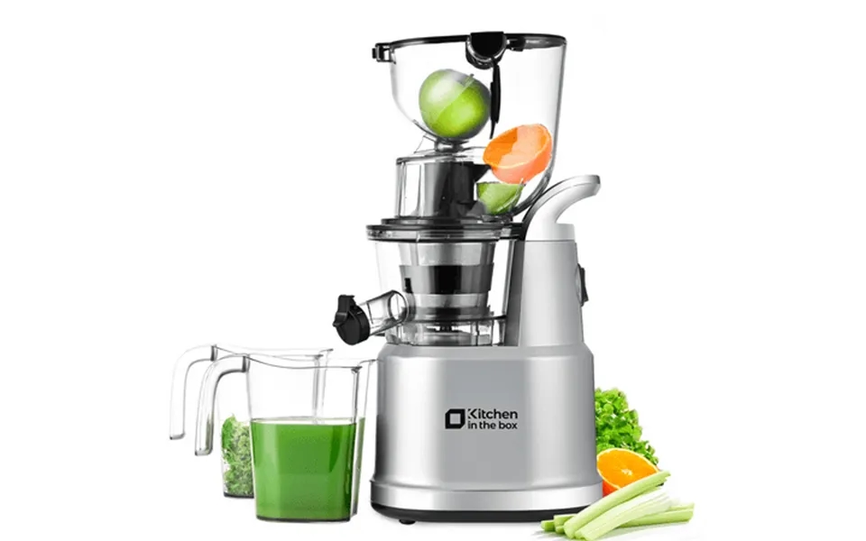 Kitchen In The Box Cold Press Juicer Machines With 3.26 Wide Feed Chute Slow Masticating Juicer Machine For Whole Fruits