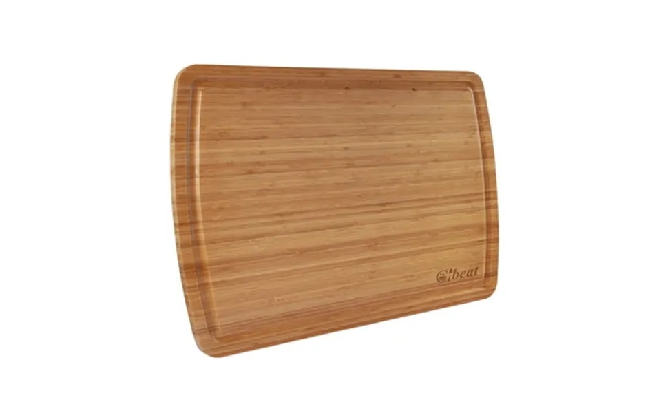 Kitsin Bamboo Cutting Boards For Kitchen - Wooden Cutting Board Heavy Duty Serving Tray With Handles For Meat Cheese And