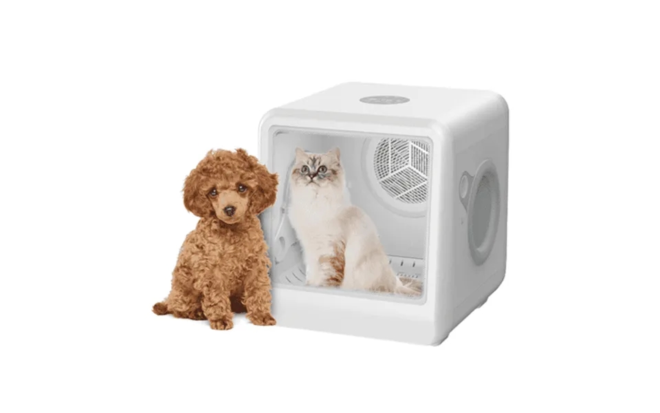 Kkllim Pet Grooming Dryer Box 70l Ultra-quiet Cat & Dog Hair Dryer 4 Modes Adjustable Temp & Timer Converts To Cat Bed