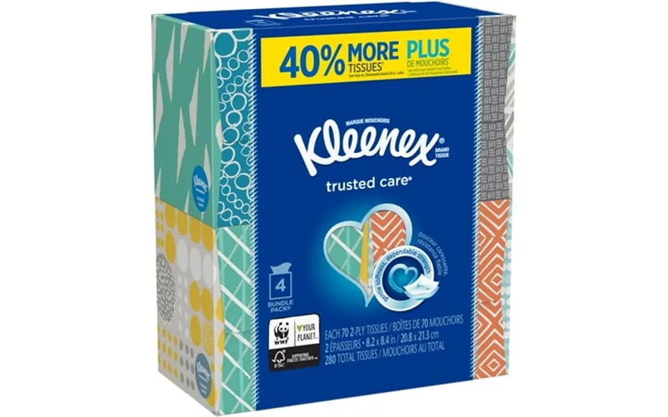 Kleenex Trusted Care Tissues - 2 Ply