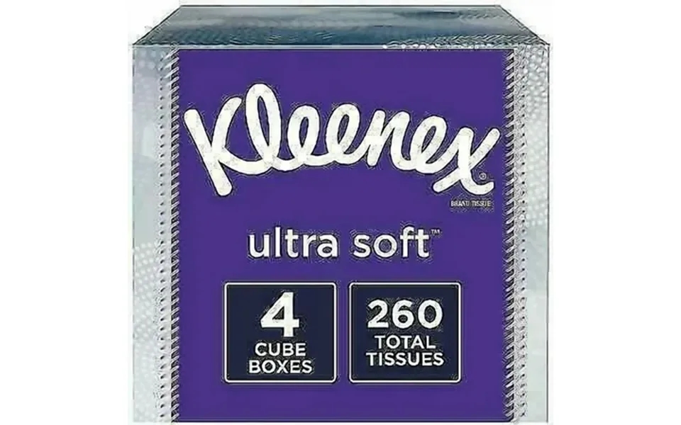Kleenex Ultra Soft 3 Ply Facial Tissues - 4 Pieces
