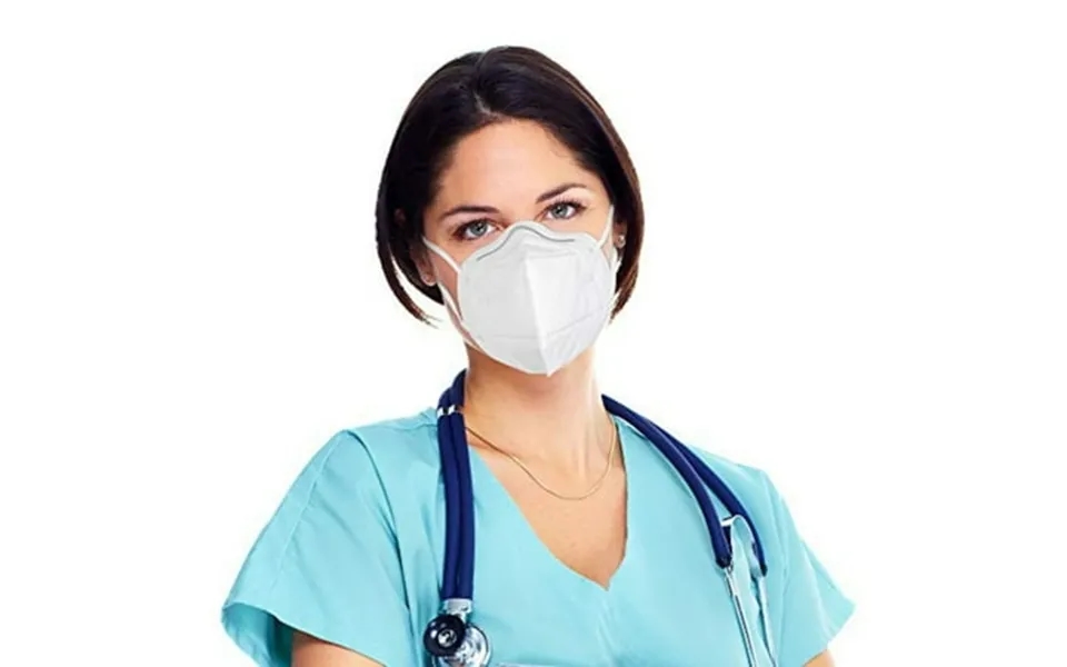 Kn95 Face Masks Bulk Pack Of 100 5-layer Filtration Stretchy Ear Loops 3d Foldable Design