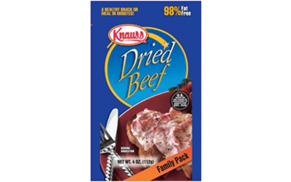 Knauss Dried Beef Refrigerated 3 4 Oz. Packages