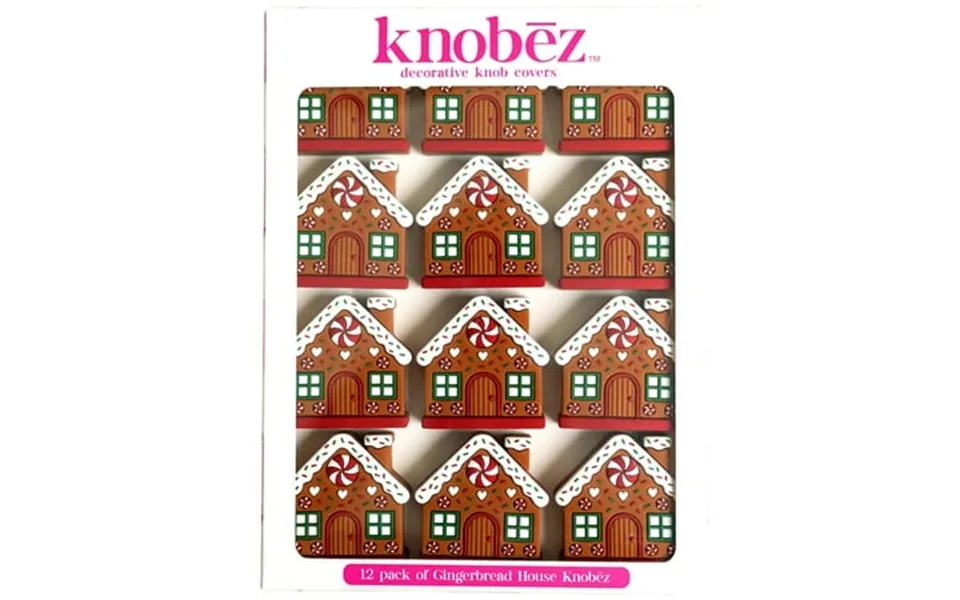 Knob Z Decorative Knob Covers - Gingerbread House