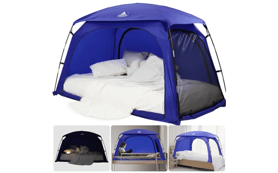 Knocloc Bed Tent Twin For Autism Kids Cpc Certified Blackout Sensory Tent For Twin Bed For Autism Child Calming Adult Pr