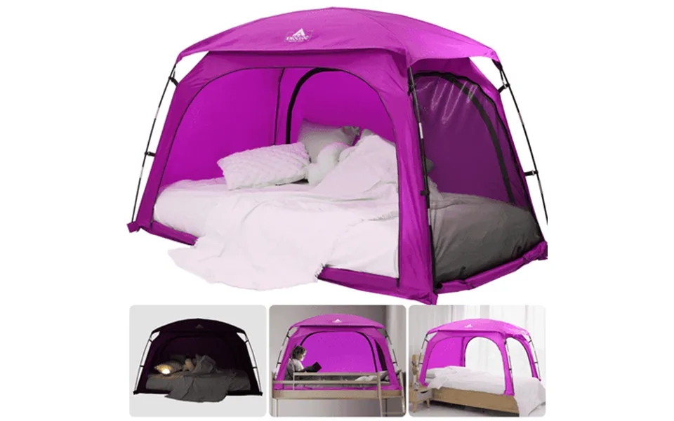 Knocloc Bed Tent Twin For Autism Kids Cpc Certified Blackout Sensory Tent For Twin Bed For Autism Child Calming Adult Pr