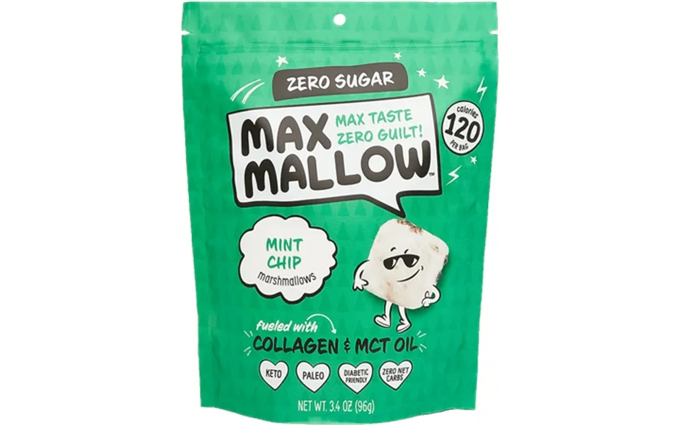 Know Brainer Max Mallow Mint Chip - Guilt-free & Zero Sugar Marshmallows
