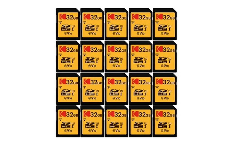 Kodak 32gb Class 10 Uhs-i U1 Sdhc Memory Card 20-pack