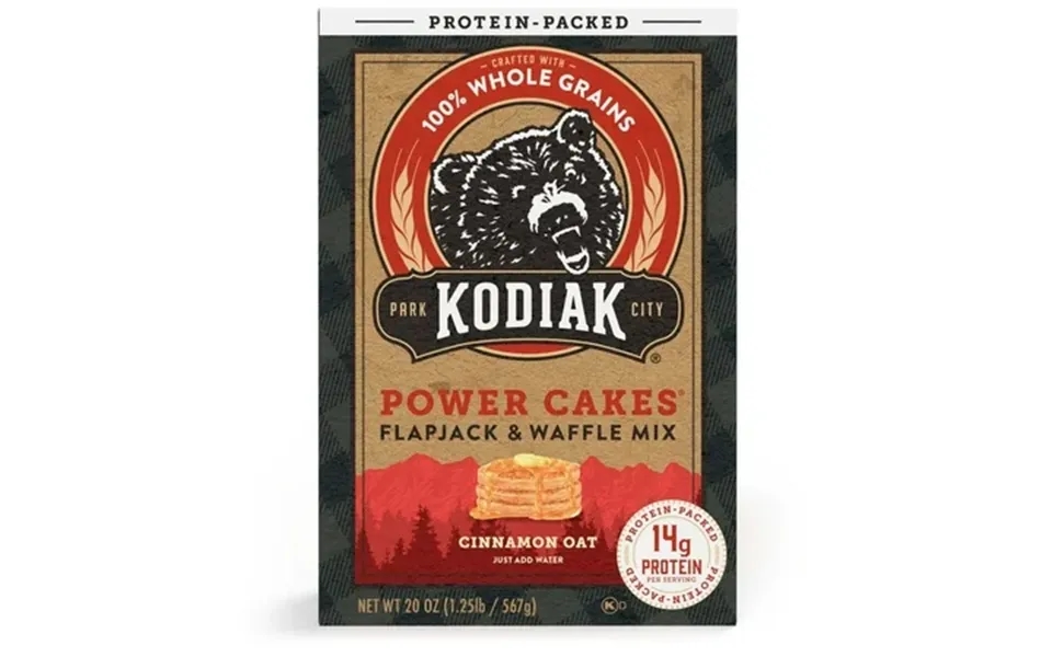 Kodiak Protein-packed Power Cakes Cinnamon Oat Pancake And Waffle Mix 20 Oz Box